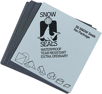Snow Seals Papel Hidrófugo Negro