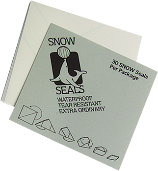 Snow seals Blanc